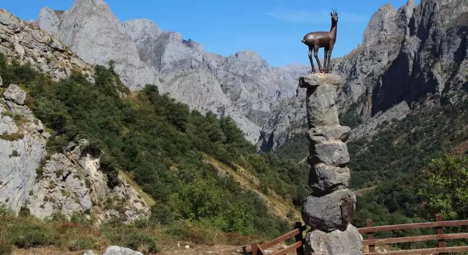 León entre el rojo del otoño y el brillo de la Navidad