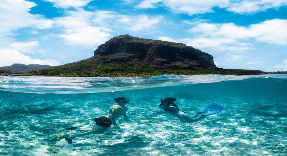 Buceando en islas Mauricio