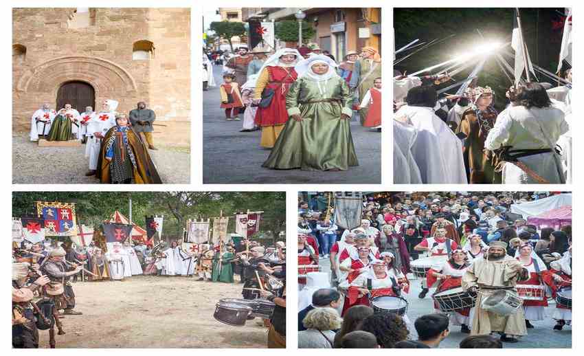 Collage Los Templarios Monzón Huesca