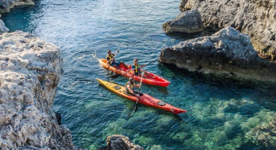 Kayak en Menorca