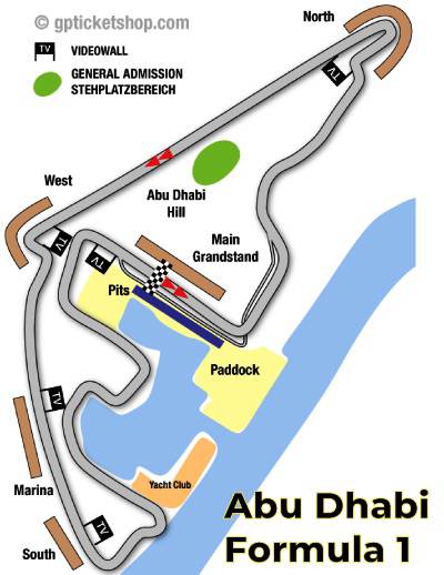 MSC Cruceros cierra acuerdo Formula 1 - circuito Abu Dhabi