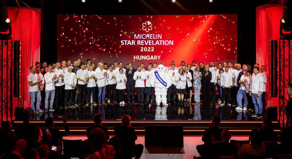 Premios Michelin a restauradores húngaros 2022