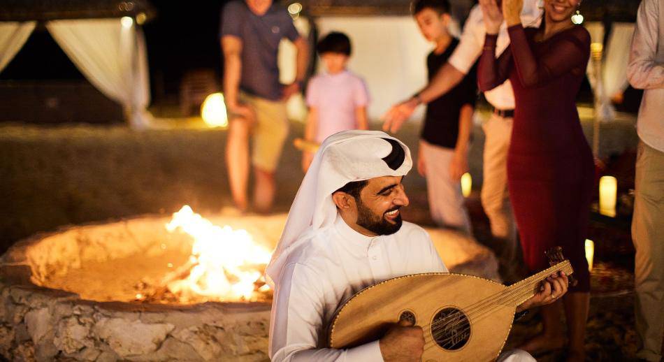 Turismo en Qatar Desierto Música tradicional