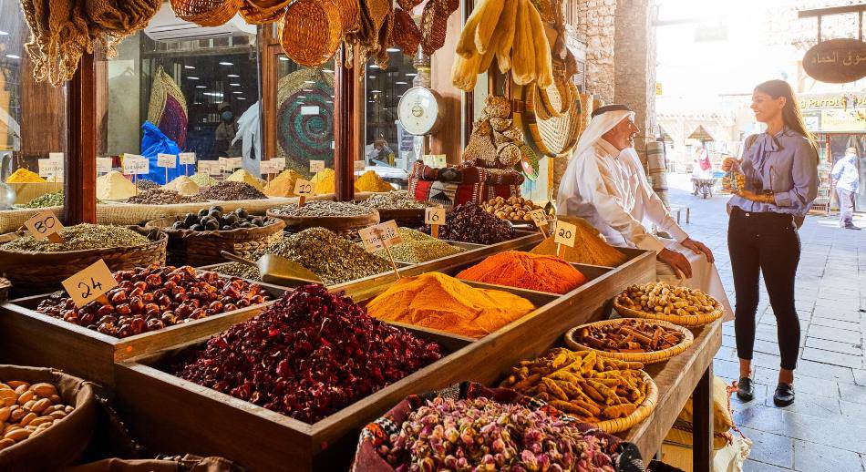 Turismo en Qatar Souq Waqif Spice