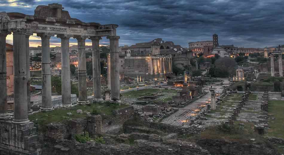 Vista de Roma desde el Palatino by Tomás Álvarez Minobis