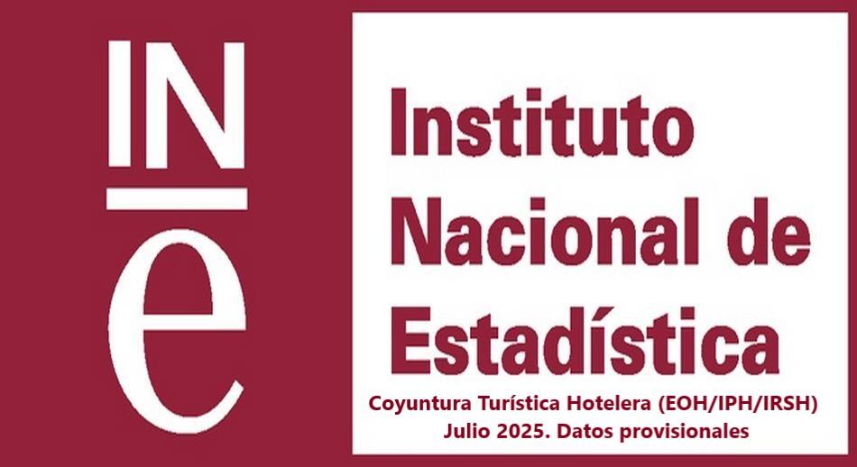  Coyuntura Turística Hotelera (EOH/IPH/IRSH)  Julio 2025. Datos provisionales