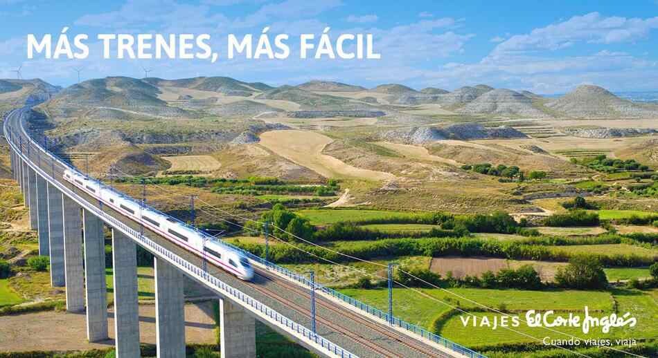 Viajes El Corte Inglés lanza una plataforma de reservas para viajar en tren