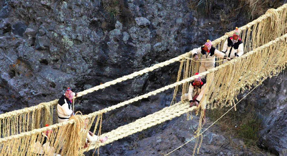 Perú y Q'eswachaka último puente Inca