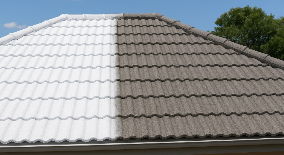 pintura en los tejados