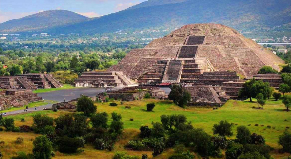 Las pirámides de Teotihuacán: México