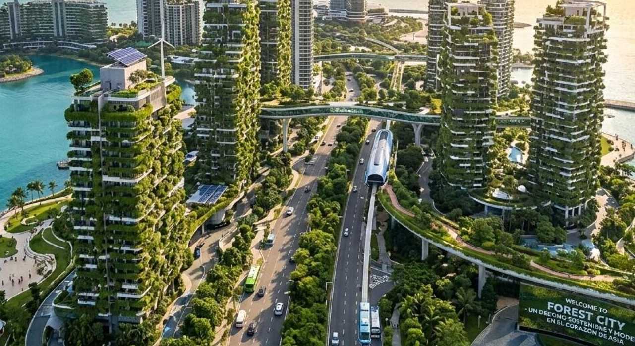 Forest City: un destino sostenible y moderno en el corazón de Asia