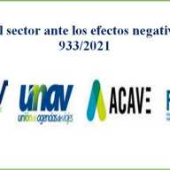 Unidad del sector ante los efectos negativos del RD  933/2021