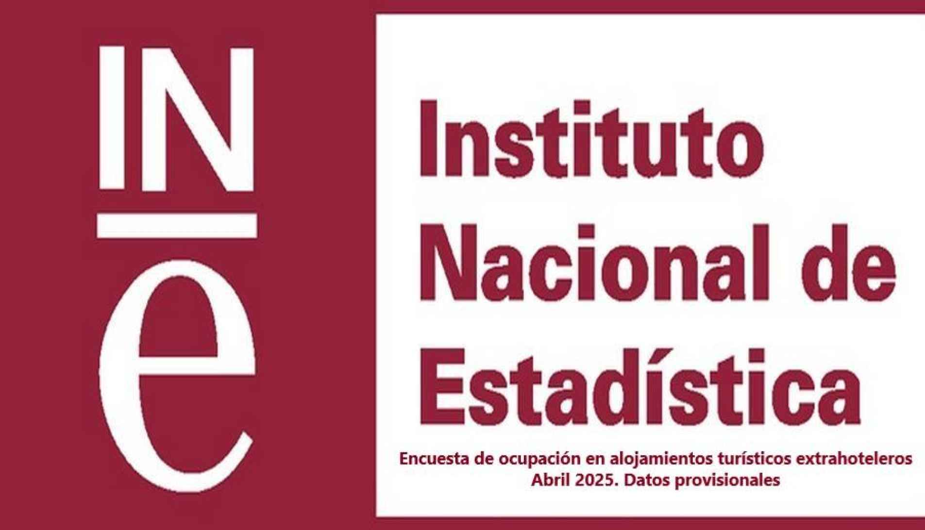 Encuesta de ocupación en alojamientos turísticos extrahoteleros Abril 2025. Datos provisionales