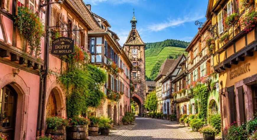Riquewihr, entre viñedos alsacianos y calles de cuento