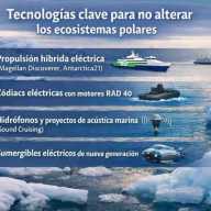 Tecnología para no alterar los ecosistemas en los polos. Los cruceros mas ecologistas