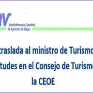 CEAV traslada al ministro de Turismo sus inquietudes en el Consejo de Turismo de la CEOE 