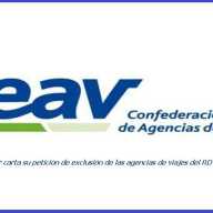 CEAV reitera por carta su petición de exclusión de las agencias de viajes del RD 933/2021