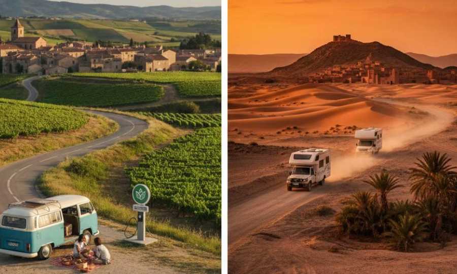 Turismo por carretera: Francia y Marruecos, dos formas de viajar que se transforman