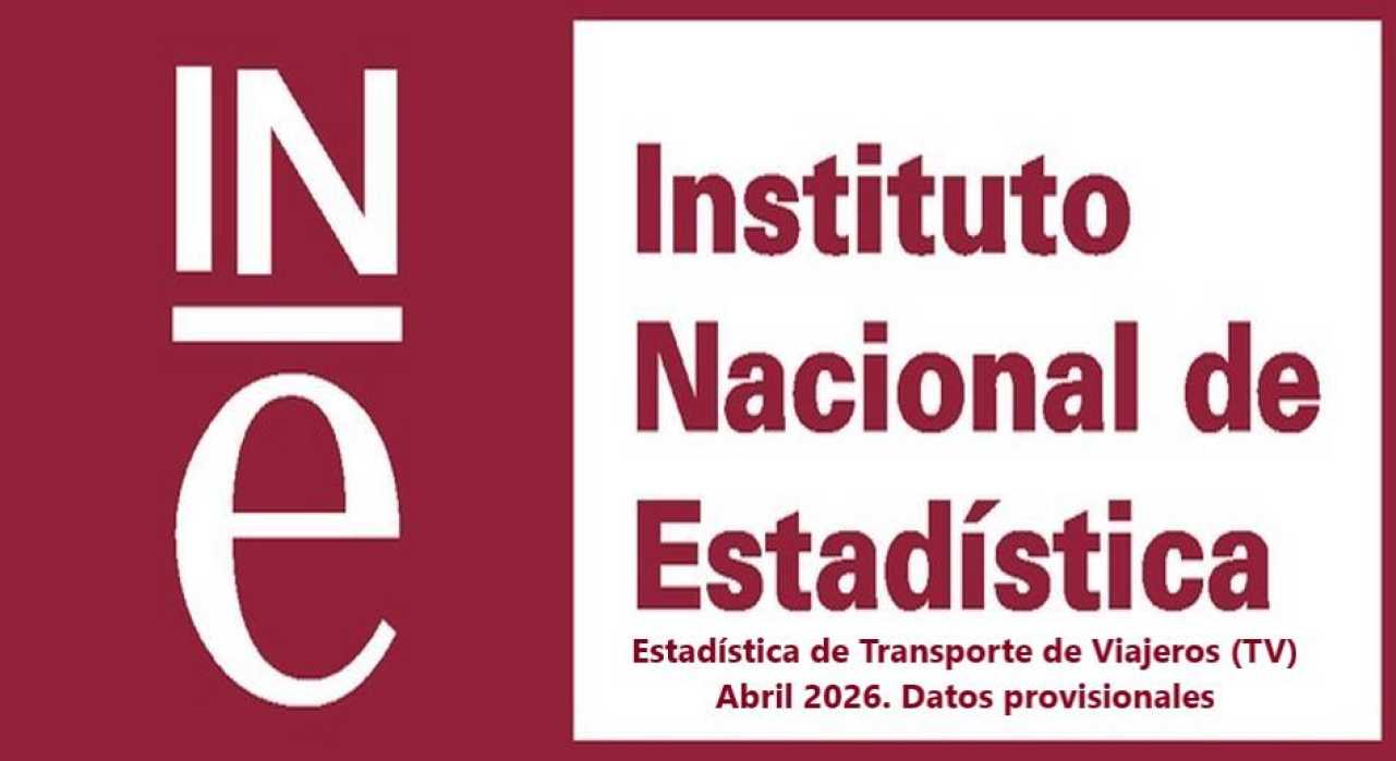Estadística de Transporte de Viajeros (TV) Abril 2026. Datos provisionales