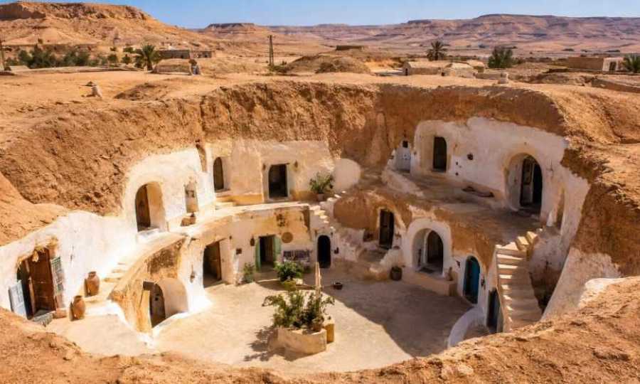 Matmata, las viviendas subterráneas de Túnez