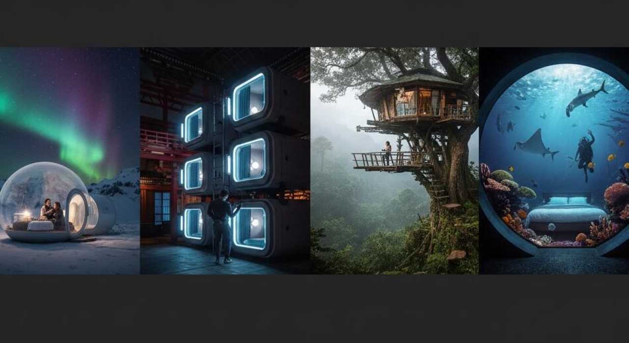 Turismo de hoteles insolitos: dormir diferente y vivir una experiencia única