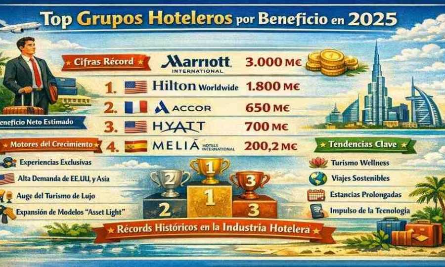 Turismo 2025: récords históricos de beneficios en las grandes empresas