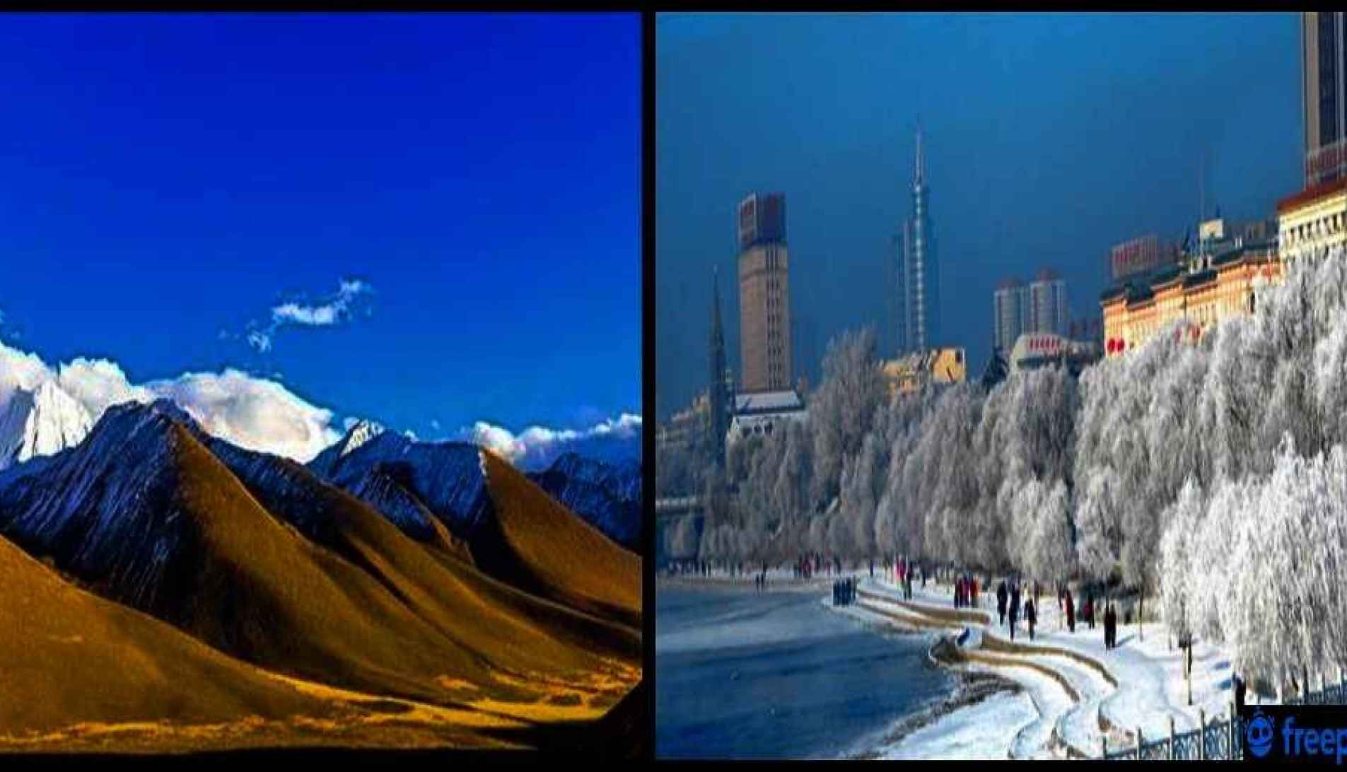 La montaña más fría de China, nueva atracción turística