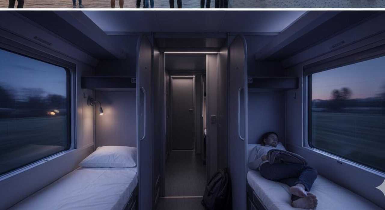 Turismo de un día: visitar por el día y dormir en el transporte por la noche