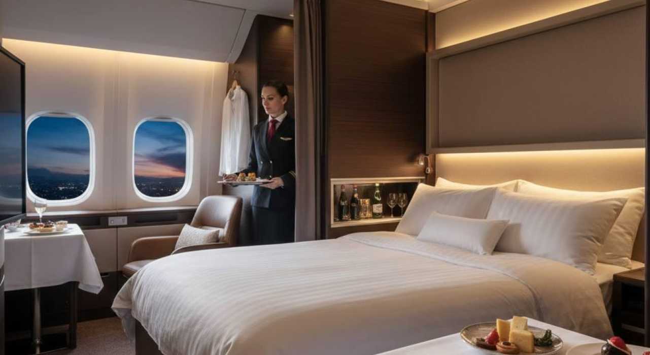 Una experiencia en avión fuera de lo común: inmersión en las primeras clases más lujosas del mundo