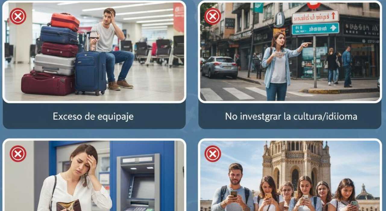 Errores a evitar al viajar a un país nuevo