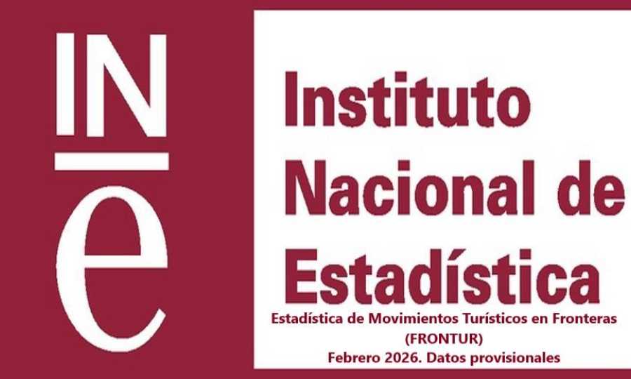 Estadística de Movimientos Turísticos en Fronteras (FRONTUR) Febrero 2026. Datos provisionales