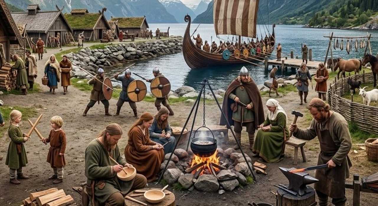 Turismo de inmersión en la Edad Media: vivir la época vikinga