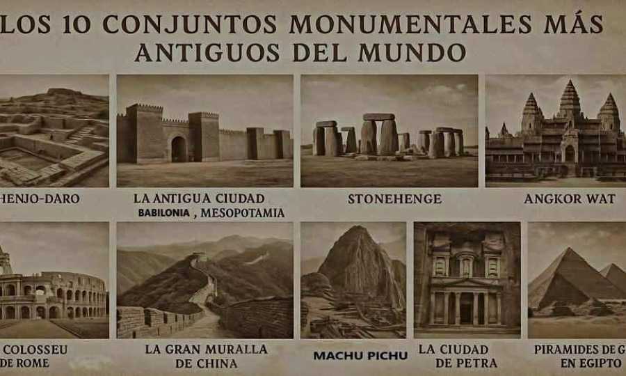 Los 10 Conjuntos Monumentales Más Antiguos e Impresionantes del Mundo