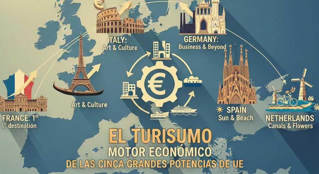 El turismo, motor económico de las cinco grandes potencias de la UE