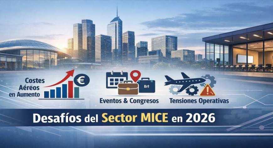 La industria MICE afronta el segundo semestre de 2026 marcada por el aumento de los costes aéreos y las tensiones operativas