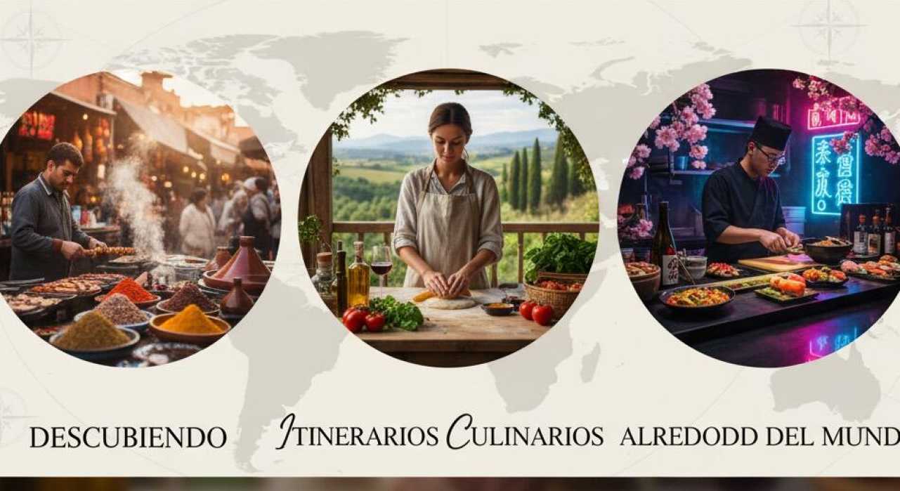 Descubriendo itinerarios culinarios alrededor del mundo