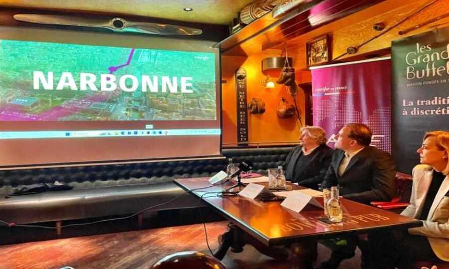 Les Grands Buffets de Narbona y Renfe firman un acuerdo de colaboración para promover el turismo sostenible en AVE en Narbona y la Región de Occitanie