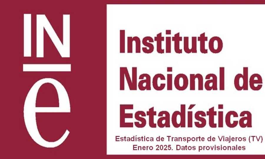 Estadística de Transporte de Viajeros (TV) Enero 2025. Datos provisionales