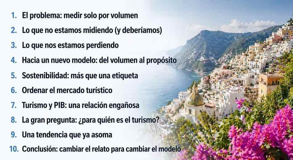 El turismo más allá de las cifras: cuando contar visitantes ya no basta