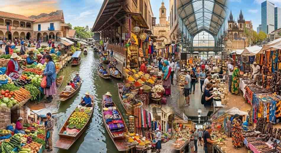 Los mercados locales que debes visitar cuando viajas