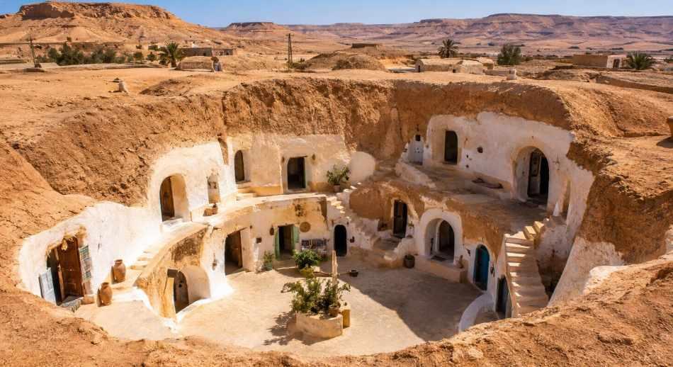 Matmata, las viviendas subterráneas de Túnez